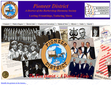 Tablet Screenshot of pioneerdistrict.org